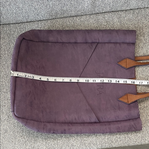JAFRA Chic Plum Tote with Tan Straps - Picture 6 of 16